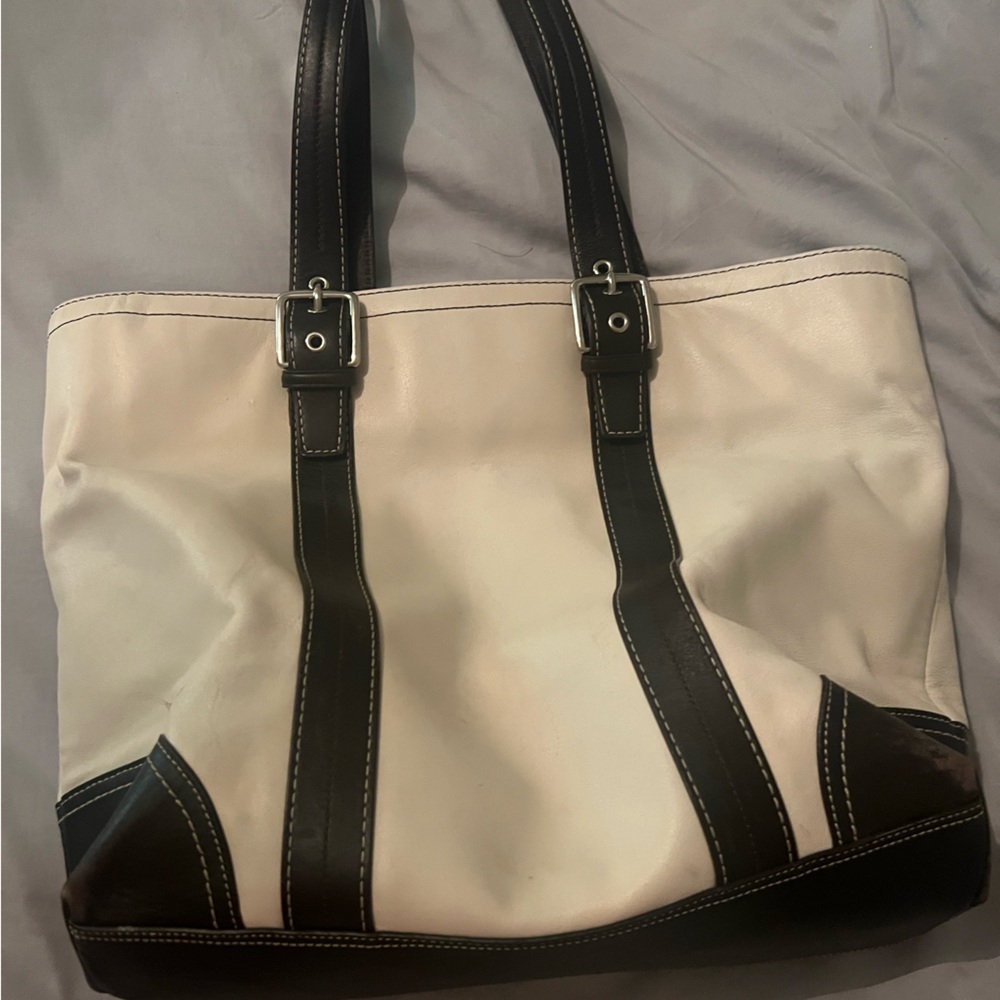 Coach Diaper Bag Tote Large Leather